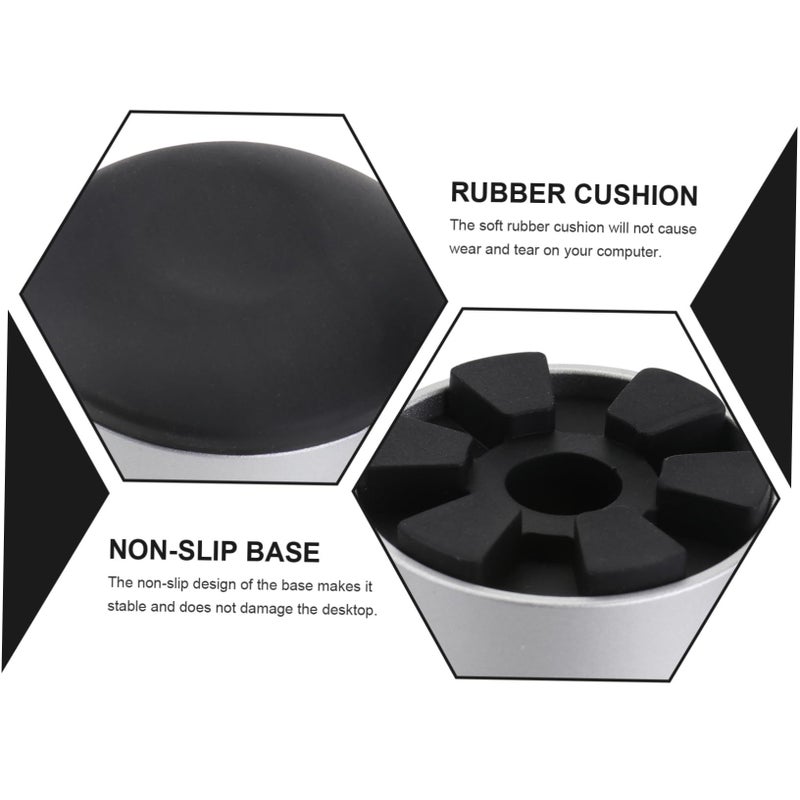 Portable Laptop Stand Cooling Pad with Heat Dissipation Base for Home Office Black - Image 5