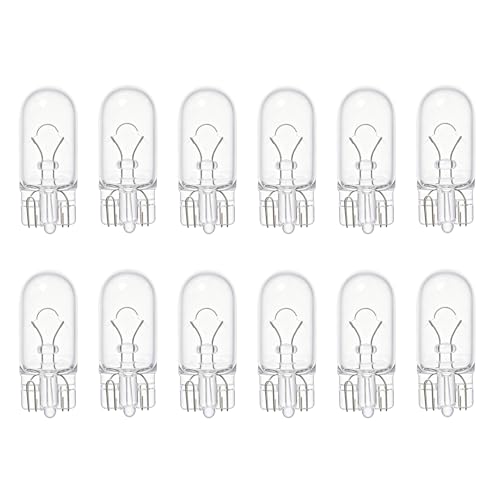 Kadiby 194 Longer life Auto Miniature BulbIdeal for Interior and Exterior LightingTrunkCargoLicense PlateSide MarkerStep CourtesyMap Dome RV Camper Light 12 pack - Image 1