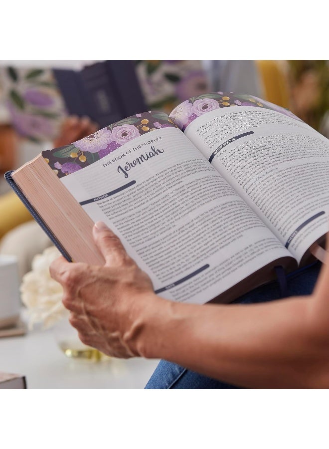 KJV، الكتاب المقدس لدراسة المرأة، غلاف فني، رسالة حمراء: تلقي حقيقة الله من أجل التوازن والأمل والتحويل - Image 4