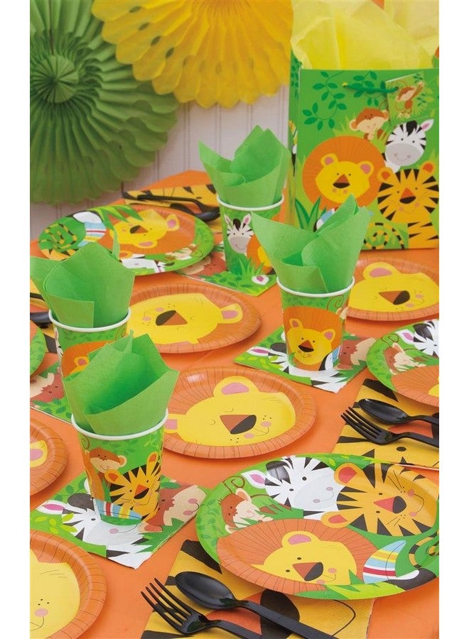 Unique Animal Jungle Round Dessert Plates 7 Multicolor - Image 3