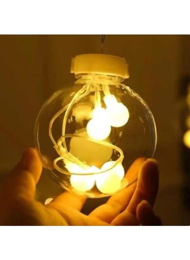 ساحرة وخيالية: أضواء ستائر خيالية على شكل كرة أرضية مسحورة - Image 2