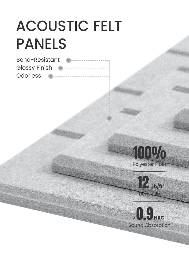 Fluxynara Large Felt Bulletin Board 36"x24" Cork Board Alternative - 6 Pack with 40 Safe Removable Adhesive Tabs, Cork Boards for Walls for Home Office Classroom Pin Board-Soft Gray - Image 4