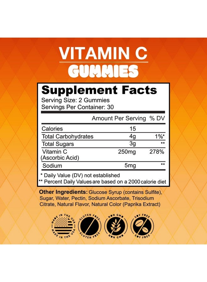 NEW AGE Vitamin C Gummies Orange Vitamin C Gummy - Supports Healthy Immune System - Vegetarian Without Gluten (120 Gummies) - Image 2