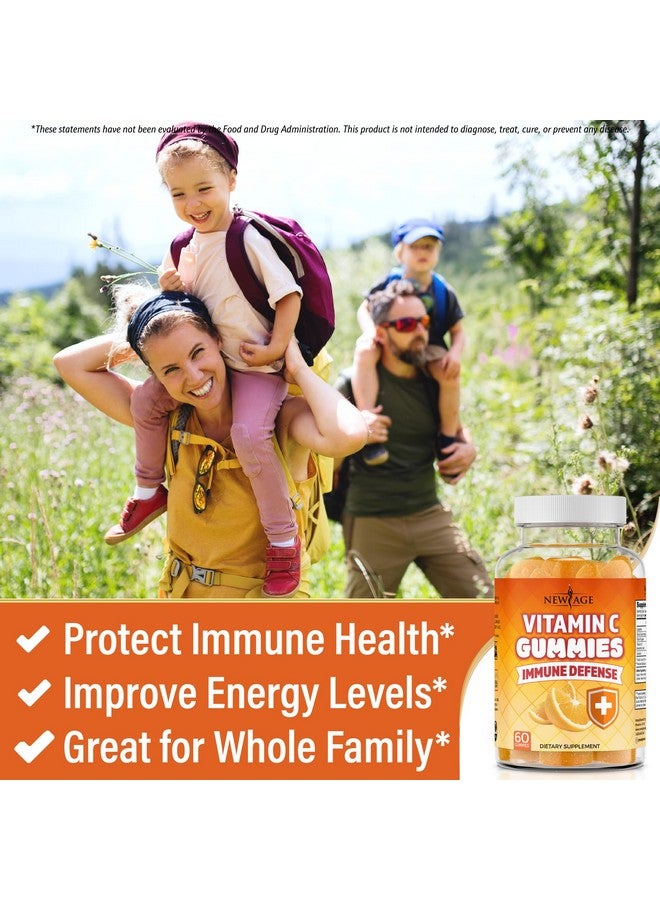 NEW AGE Vitamin C Gummies Orange Vitamin C Gummy - Supports Healthy Immune System - Vegetarian Without Gluten (120 Gummies) - Image 5