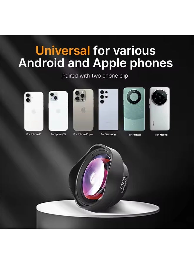 Ulanzi 17mm 10X Macro Lens Universal For iPhone 13 14 15 16 Mini Pro Max Samsung S20 S21 S22 S23 Ultra Huawei XiaoMi Phone Lens - Image 3