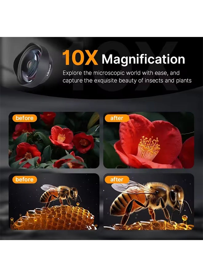 Ulanzi 17mm 10X Macro Lens Universal For iPhone 13 14 15 16 Mini Pro Max Samsung S20 S21 S22 S23 Ultra Huawei XiaoMi Phone Lens - Image 4