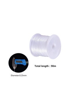 Grab Mantra 100 Meter Strong Crystal Elastic Thread For Necklace Bracelet Jewelry Making And Fishing  - Image 2