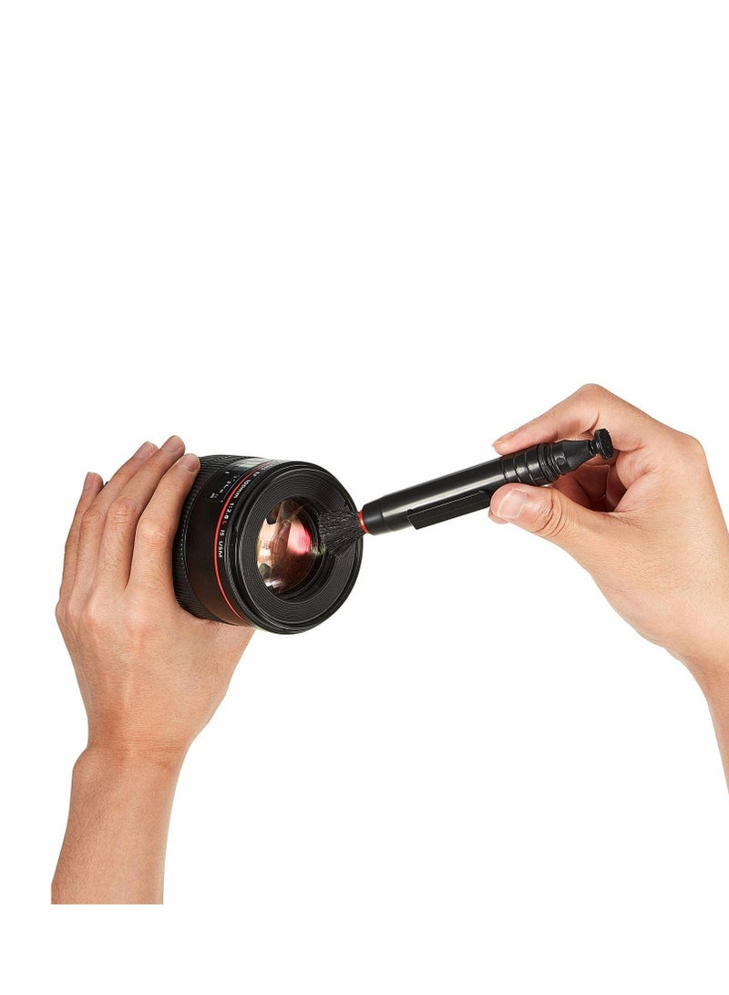 كاست ويف Multifunction Lens Cleaning Pen Brush, Lens Brush Camera Screen Cleaning Pen for Camera, SLR, Telescope, Magnifying Glass, Phone ,3 Pcs - Image 2