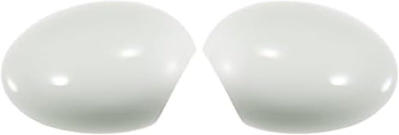 QASULER White Mirror Cover Caps for BMW and MINI - Image 1