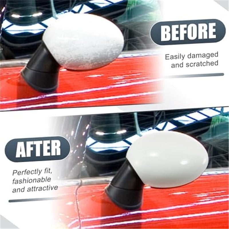 QASULER White Mirror Cover Caps for BMW and MINI - Image 4