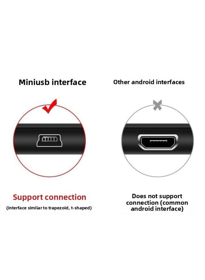 1.5 M USB Mini Mini5pin Data Cable V3 Trapezoidal Port Charging Cable Mobile Hard Disk Elderly Machine Power Cable-Length:1.5m - Image 3