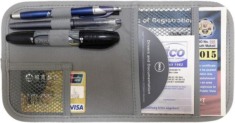 ZugGear Car Sun Visor Organizer - Auto Visor Holder with Document Storage and Pen Holder - Image 5