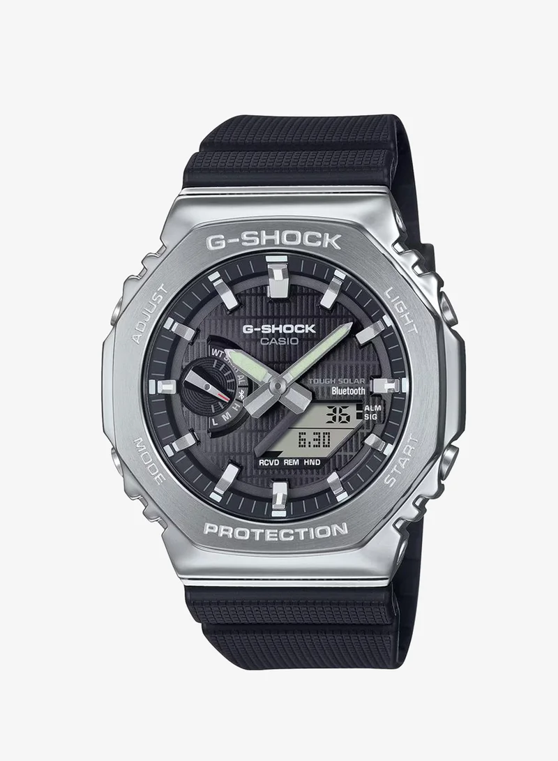 جي شوك Men's Analog-Digital Display Watch With Black Resin Strap - GBM-2100-1ADR
