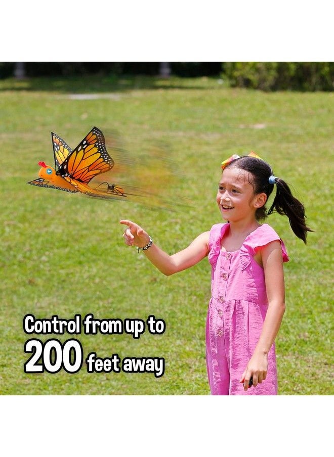Zing Go Go Bird Remote Control Flying Toy Looks And Flies Like A Real Butterfly Great Starter Rc Toy For Boys And Girls (Butterfly)  - Image 5