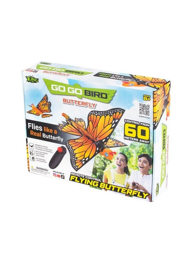 Zing Go Go Bird Remote Control Flying Toy Looks And Flies Like A Real Butterfly Great Starter Rc Toy For Boys And Girls (Butterfly)  - Image 3