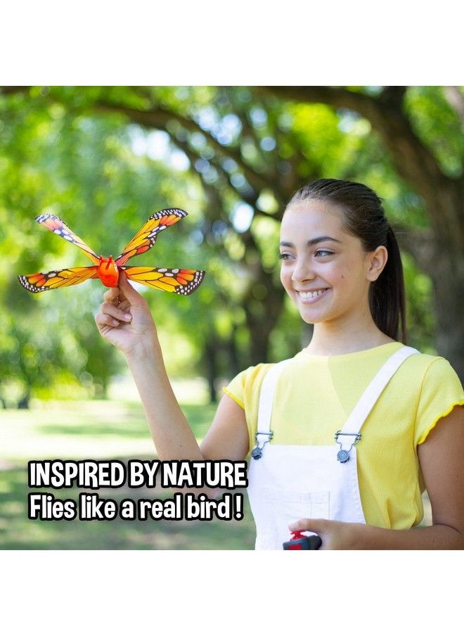 Zing - Go Go Bird Remote Control Flying Toy Looks And Flies Like A Real Butterfly Great Starter Rc Toy For Boys And Girls (Butterfly) - Image 1