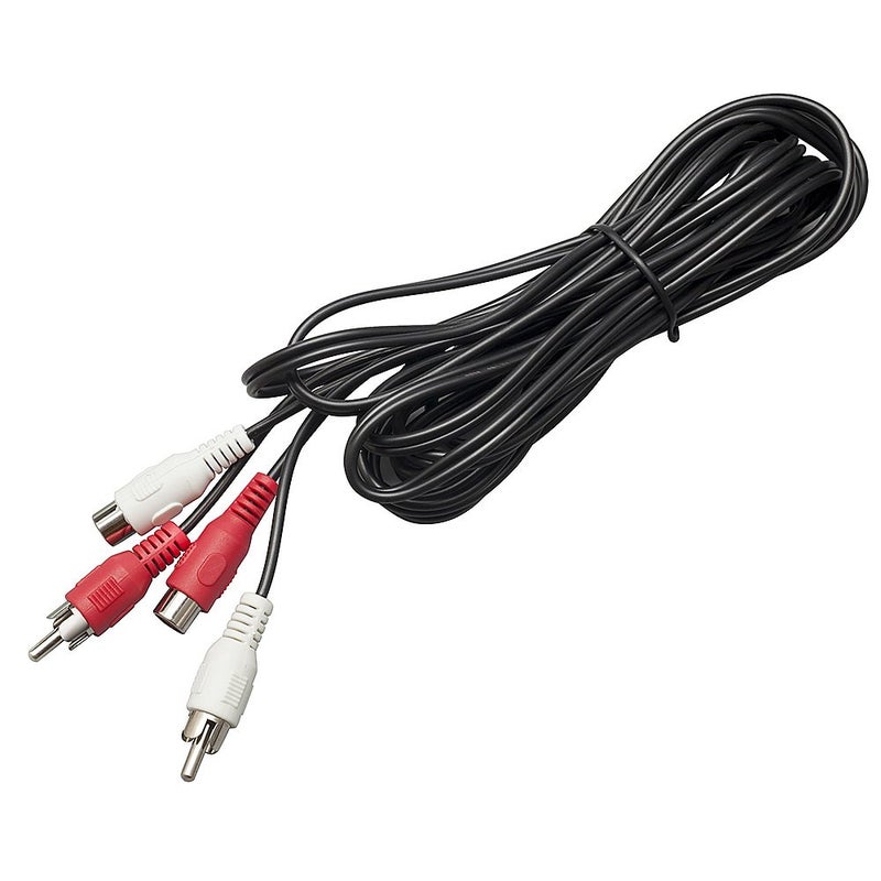 TENINYU AV Extension Cable RCA Stereo Audio Extension Cable 2RCA Male to 2RCA Female Audio Extension Cable Red/White Connectors,10FT - Image 4