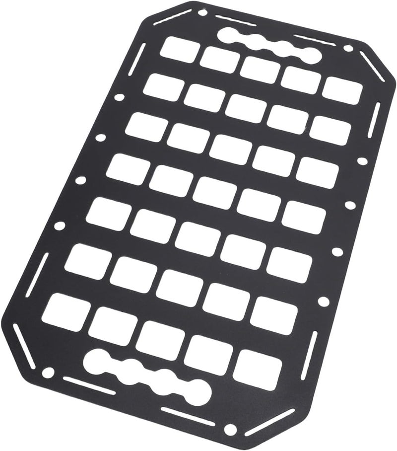 Truck Bed Molle Panel Rack, Aluminum Cargo Storage Rack with Durable Finish, for Trucks, Cars, SUVs, Pickups - Image 2