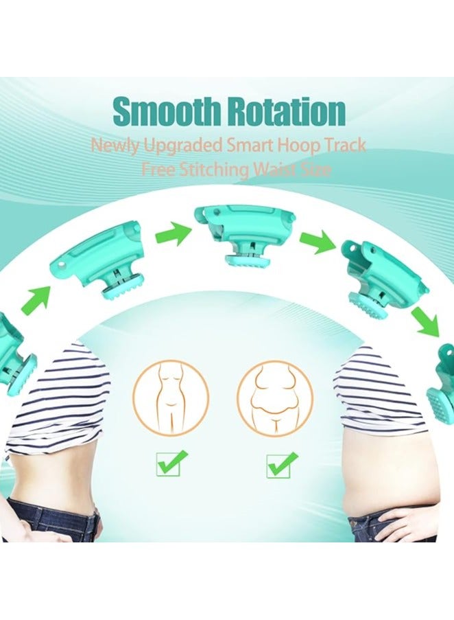Generic 24 Knots Weighted Workout Hoop Plus SizeSmart Waist Exercise Ring for Adults WeightLoss  - Image 5