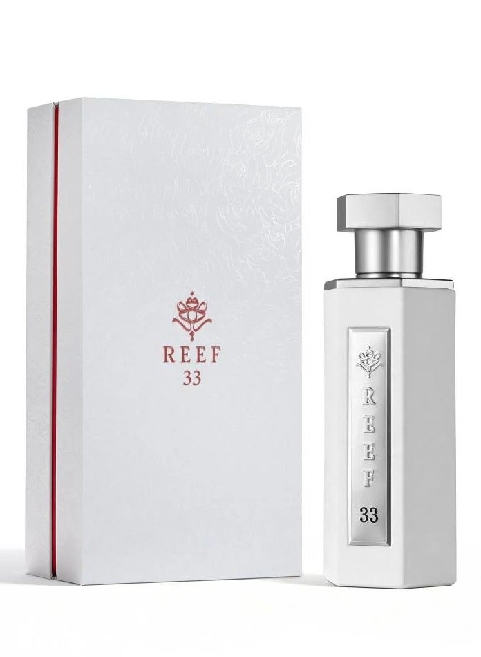 ريف عطر ريف 33 وايت للجنسين او دو بارفان، 100 مل برائحة التوت والزعفران والعود - Image 1