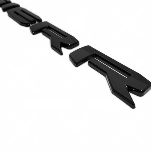 Yoaoo 1pc 2019-2025 Big Sierra Emblem Rear Liftgate Letter Nameplate Badge 3D Compatible with Sierra 1500 2500HD 3500HD At4 84287337 (Gloss All Black) - Image 4