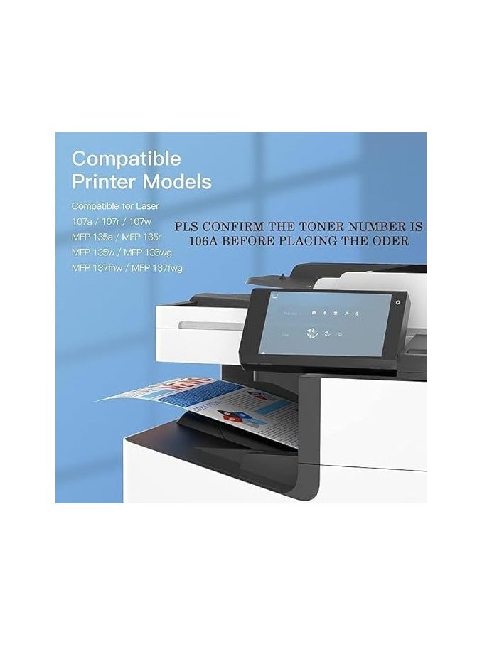 Terabyte 106A Compatible Toner Cartridge W1106A for  Laser 107 MFP135 MFP137 - Image 2