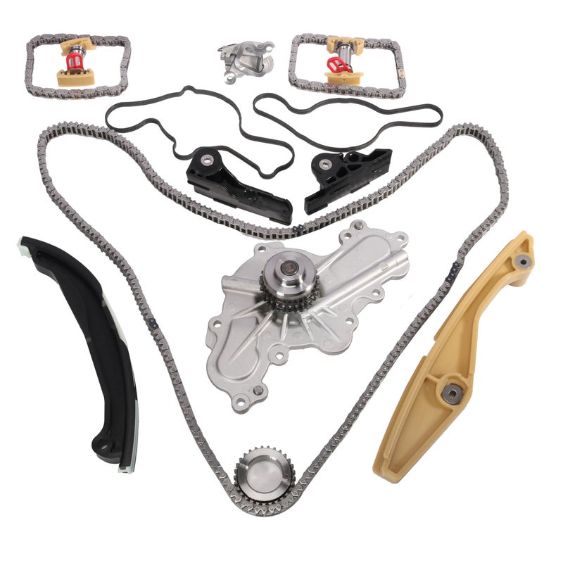 Timing Chain Kit with Water Pump For Ford EdgeExplorerF150FlexPolice Interceptor Sedan UtilityTaurusTransit150 20112019 35L 37L V6 3496cc 3726cc OE BL3Z6268A AT4Z6268A