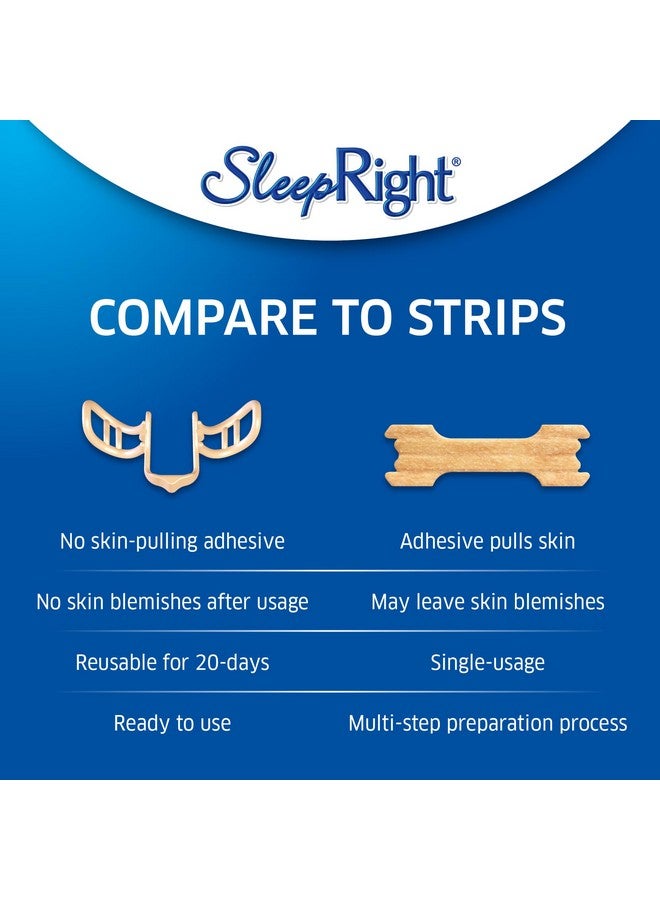 SleepRight Intra-Nasal Breathe Aids Breathing Aids for Sleep Nasal Dilator Snore Reducer - 2 Pack (4 Count) - Image 4