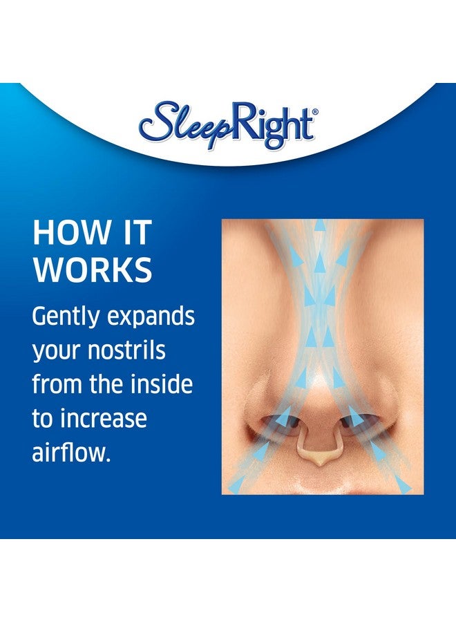 SleepRight Intra-Nasal Breathe Aids Breathing Aids for Sleep Nasal Dilator Snore Reducer - 2 Pack (4 Count) - Image 5