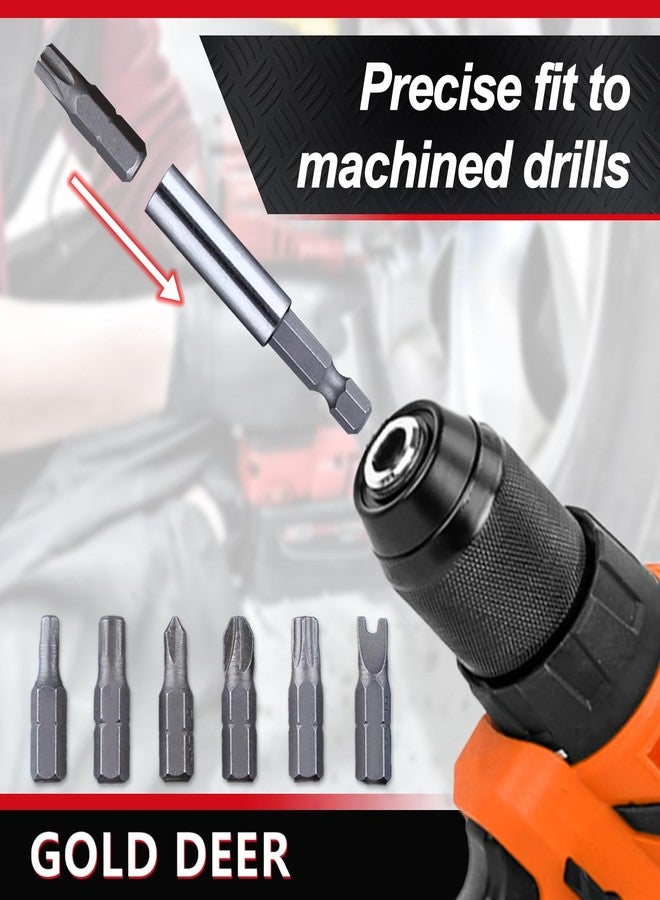 GOLD DEER 33PCS Security Torx Bit Set with Magnetic Extension Bit Holder and L spanner Tamper Resistant Star Bits Tamper Proof Allen Wrench Set Security Screwdriver Set - Image 3