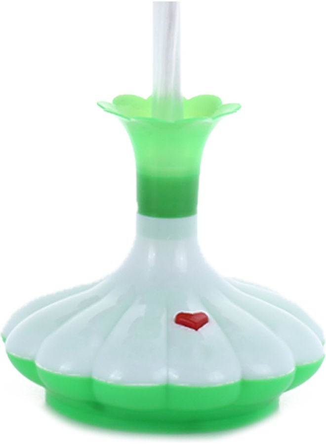 Beauenty Kapok Vase Optical Fiber Lamp Night Light Green 31 x 10 x 10cm  - Image 2