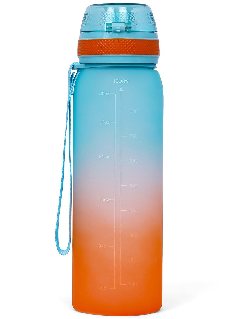 Eazy Kids Water Bottle 1000Ml - Blue  - Image 2