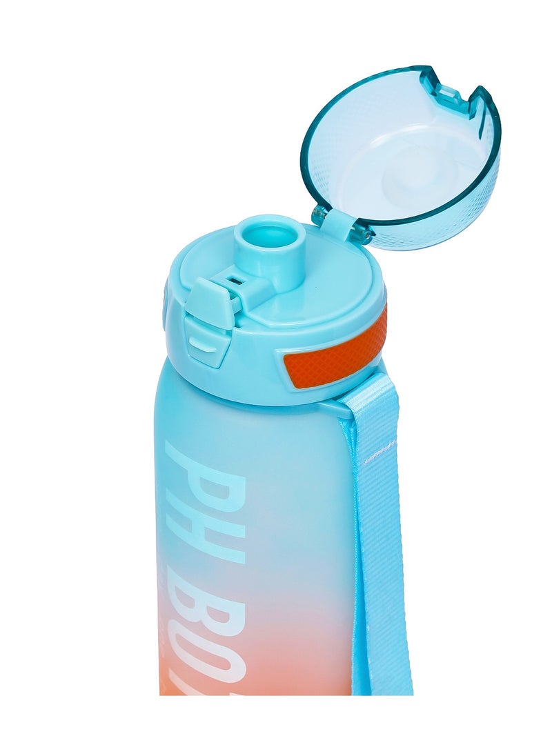 Eazy Kids Water Bottle 1000Ml - Blue  - Image 5