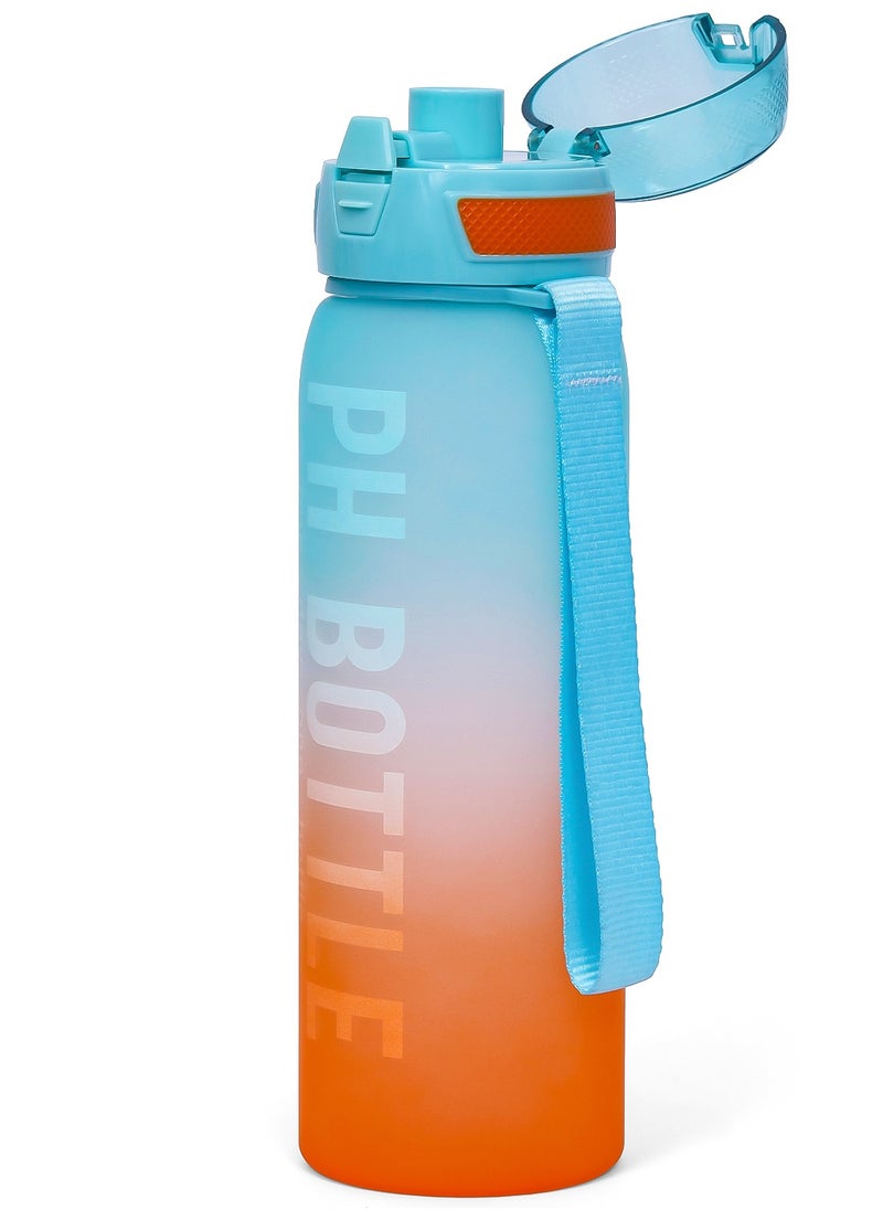 Eazy Kids Water Bottle 1000Ml - Blue  - Image 4