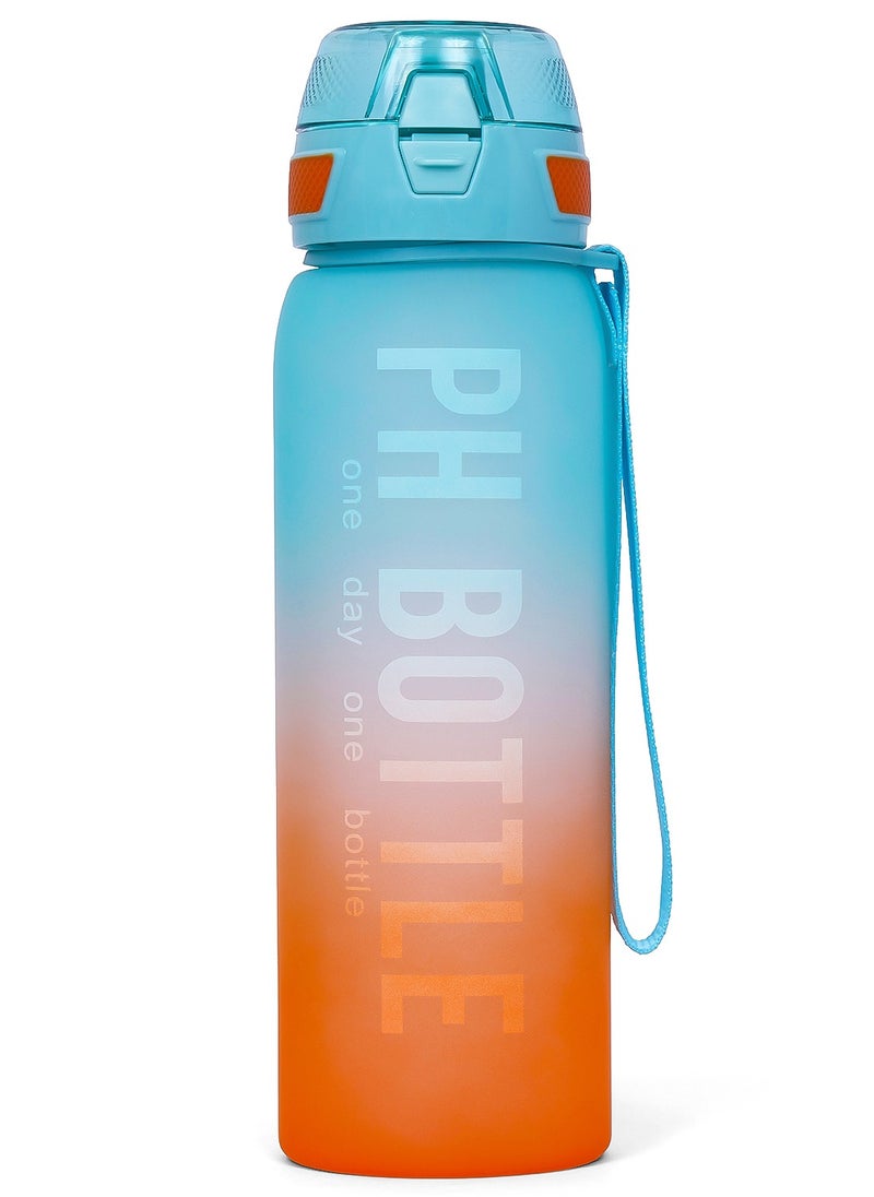 Eazy Kids Water Bottle 1000Ml - Blue  - Image 1