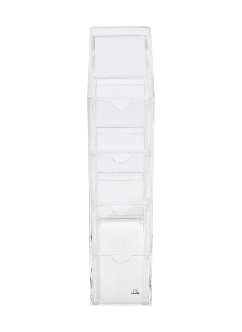 Homesmiths Vanity 4 Tiers Acrylic Glasses Display Drawers Clear  - Image 2