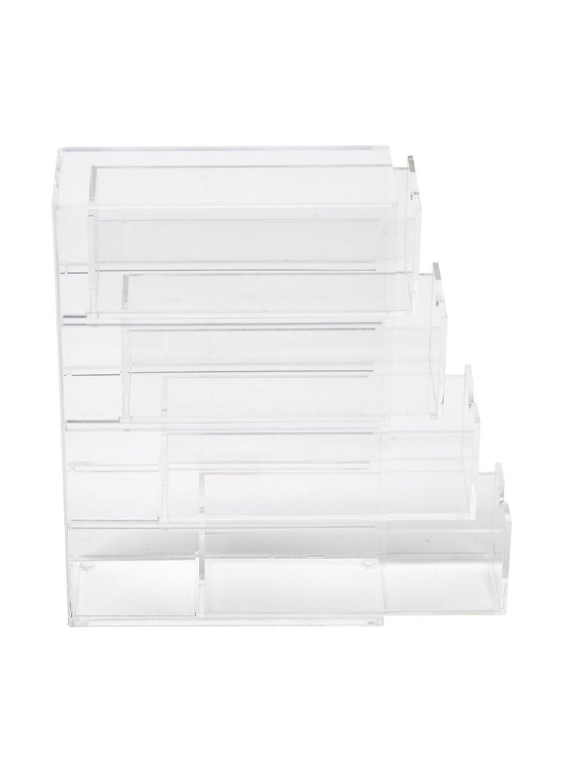Homesmiths Vanity 4 Tiers Acrylic Glasses Display Drawers Clear  - Image 4
