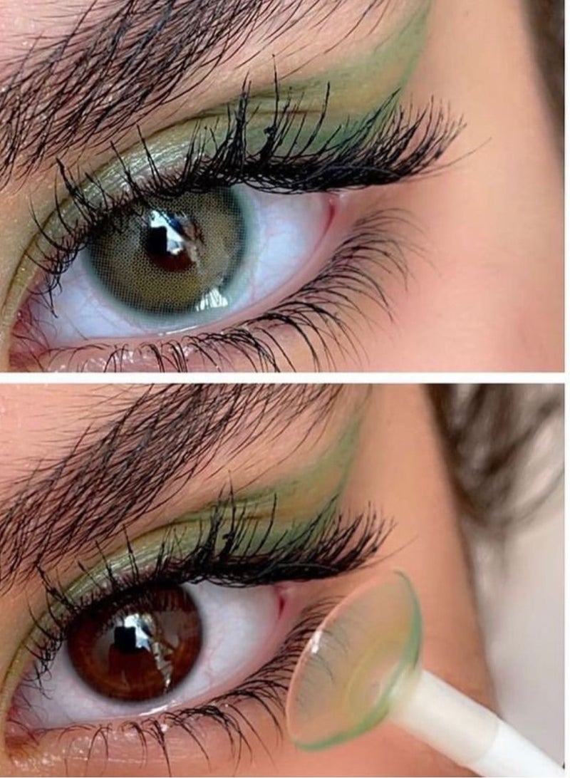 يونيبلينغ عدسات لاصقة ملونة سنوية أيسد بير الأخضر - Image 2