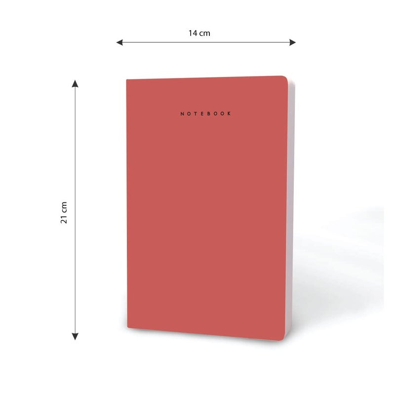 FACTOR NOTES A5 Notebook: 90 GSM | Ruled | 160 Pages (Redwood) - Image 3