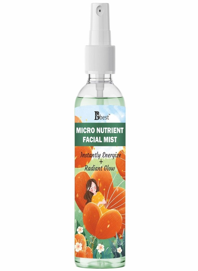 BBEST Micronutrient Face Mist & Toner 200 ml | Toner for glowing skin | Alcohol-Free Mist & toner for open pores Tightening | Women & Men - Image 1