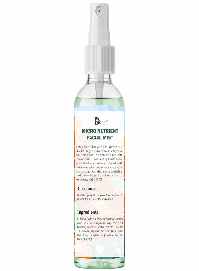 BBEST Micronutrient Face Mist & Toner 200 ml | Toner for glowing skin | Alcohol-Free Mist & toner for open pores Tightening | Women & Men - Image 2