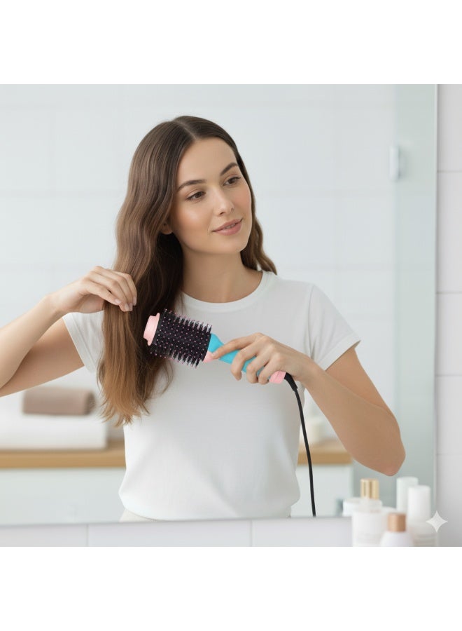 MoeHair Professional 2400W Hair Dryer Brush MO-7169 with Keratin Proteching, 360° Swivel Airflow, 4 Speed Settings , Fast Drying, Repair Function, Lightweight Design for All Hair Types - Image 4