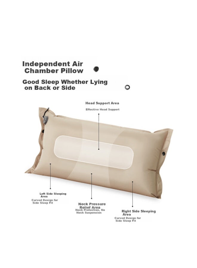 Naturehike Nok Auto-inflatable Pillow Camping Mat Outdoor Sleeping Pad Moisture-proof Double Single 3cm Thick With Pillow - Image 5