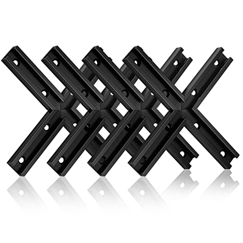 CLEAR STYLE T Tracks 3 Inch 4 Sets (16 Units) for Woodworking Intersection Kit by CLEAR STYLE, Double-Cut Jig Profile Universal T-Tracks with Predrilled Mounting Holes (3 Inch 4 Sets) - Image 5