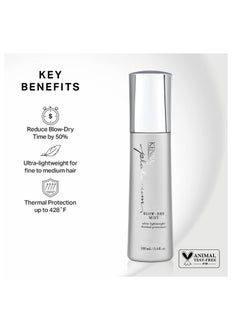 Kenra Kenra Platinum Blow-Dry Mist | Ultra-Lightweight Thermal Protectant | Detangles, Smooths, & Softens | Eliminates Frizz & Resists Humidity | Fine To Medium Hair  - Image 2
