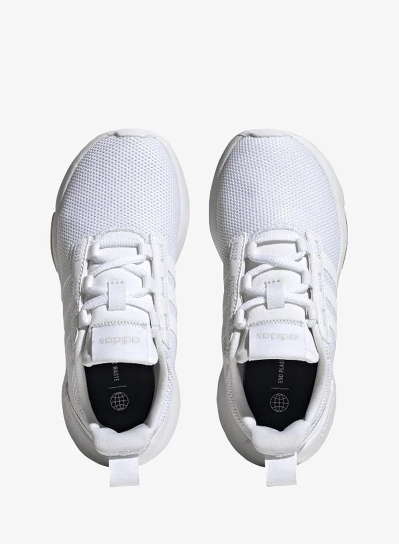 Adidas Racer Tr21 K White Running Shoes For Kids Unisex 3