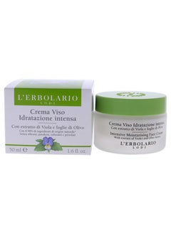 L'Erbolario L'Erbolario Intensive Moisturising Face Cream - Light Texture Can Be Applied Day Or Night - Fast Absorbing, Non-Greasy - Hydrating And Nourishing Treatment - Ideal As A Base For Makeup - 1.6 Oz 