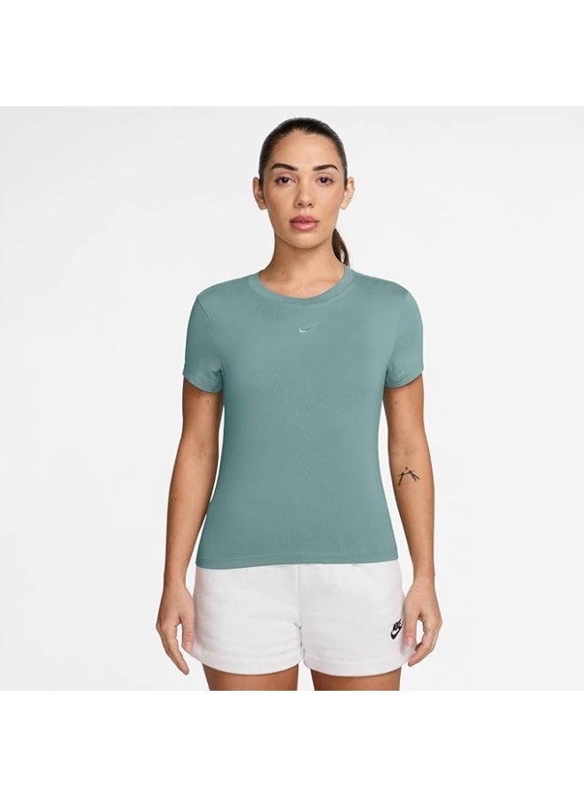 Nike Women’s Nike Sportswear Chill Knit Medium Crop Top - Image 2