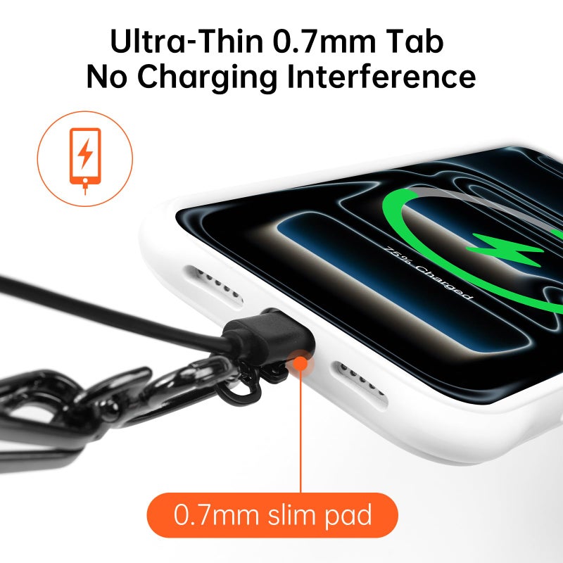 iWALK Colorful Multifunctional Phone Lanyard â€“ 0.7mm Ultra-Thin Metal Insert, Adjustable Anti-Lost Crossbody Neck Strap, Compatible for iPhone Android Smartphones - Image 5