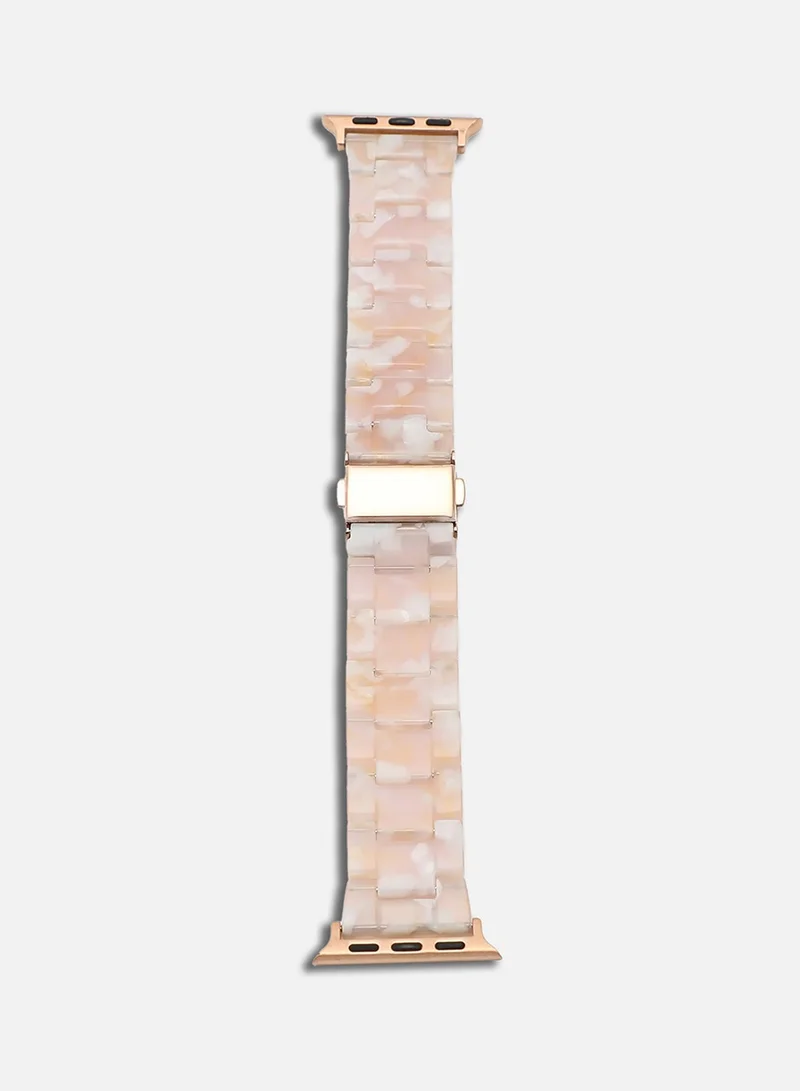 صوص هاوت سوار ساعة أبل انيقة من أكريليك للنساء | 42mm/44mm/45mm